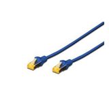 Beek Cat 6a Sftp/pımf (pairs In Metal Foil) Patch Kablosu, Lszh, 0,25 Metre, Awg 26, Mavi Renk