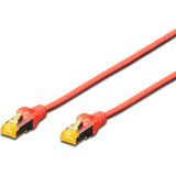 Beek Cat 6a Sftp/pımf (pairs In Metal Foil) Patch Kablosu, Lszh, 0,5 Metre, Awg 26, Kırmızı Renk