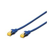 Beek Cat 6a Sftp/pımf (pairs In Metal Foil) Patch Kablosu, Lszh, 0,5 Metre, Awg 26, Mavi Renk