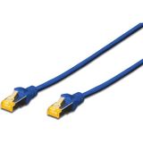 Beek Cat 6a Sftp/pımf (pairs In Metal Foil) Patch Kablosu, Lszh, 1 Metre, Awg 26, Mavi Renk