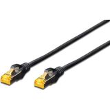 Beek Cat 6a Sftp/pımf (pairs In Metal Foil) Patch Kablosu, Lszh, 1 Metre, Awg 26, Siyah Renk