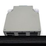 Beek DIN-Ray için Sonlandırma Kutusu, 6 x SC/Duplex Coupler için (Fiber coupler ve pigtail haricen t