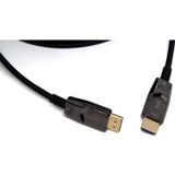Beek HDMI 2.1 Aktif Fiber Optik Kablo (AOC), Tip A Erkek/Erkek, 8K60HZ, 10 metre, altın kaplama, siy
