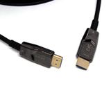 Beek HDMI 2.1 Aktif Fiber Optik Kablo (AOC), Tip A Erkek/Erkek, 8K60HZ, 30 metre, altın kaplama, siy
