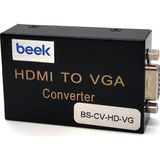 Beek HDMI Sinyalini <-> VGA Görüntü ve Ses Sinyaline Çevirici, 1 x HDMI 1.3 giriş (UXGA ve 10