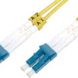 Beek Lc-lc Fiber Optik Patch Kablo, 9/125 Μ, Singlemode, 3.0mm, Duplex, Os2, Lszh, 7 Metre