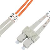 Beek Lc-sc Fiber Optik Patch Kablo, Multimode Om 1 62.5/125 Duplex, 3.0mm, Lszh, 10 Metre