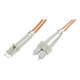 Beek Lc-sc Fiber Optik Patch Kablo, Multimode Om 1 62.5/125 Duplex, 3.0mm, Lszh, 5 Metre