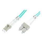 Beek Lc-sc Fiber Optik Patch Kablo, Multimode Om 3 50/125 Duplex, 3.0mm, Lszh, 40 Metre