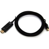 Beek Mini DisplayPort (mini DP) Erkek <-> HDMI Erkek, 4KX2K@30Hz, Altın Kaplama, 2 metre<br