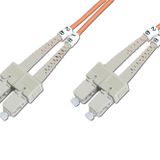 Beek Sc-sc Fiber Optik Patch Kablo, Multimode Om 1 62.5/125 Duplex, 3.0mm, Lszh, 2 Metre