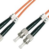Beek St-st Fiber Optik Patch Kablo, 3 Metre, Multimode, 3.0mm Duplex, 62.5/125, Om 1, Lszh