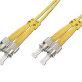 Beek St-st Fiber Optik Patch Kablo, 9/125 Μ, Singlemode, 3.0mm, Duplex, Os2, Lszh, 1 Metre