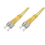 Beek ST-ST Fiber Optik Patch Kablo, 9/125 µ, Singlemode, 3.0mm, Duplex, OS2, LSZH, 2 metre