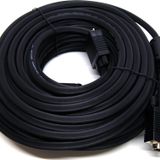 Beek VGA Monitör Kablosu, DSUB 15 erkek <-> DSUB 15 erkek, 20 metre, 3Coax/7C, AWG28, 2x ferri