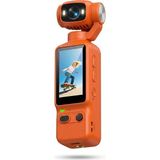 Beemen El Tipi Vlogger 1.97" Hd Ekranlı Mini Aksiyon Kamerası ve Vlog Gimbili - 180° Dönebilen Lens, Gece Görüşlü Vlogger Aksiyon Kamerası - Turuncu