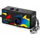 Beemen G6 Thumb Camera Mini Anahtarlık Kamera 1080P Hd Video Kayıtlı Retro Tasarım Taşınabilir Mini Dijital Kamera - Siyah