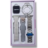 Beemen G9 Mini Akıllı Saat 3 Kordon + Bileklik - Gümüş