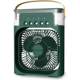 Beemen Masaüstü Mini Su Ve Buz Hazneli Buhar Püskürtmeli 3in1 Fan Vantilatör - Yeşil