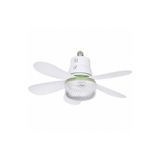 beemen Tavan Fanı + LED Aydınlatma E27 Duy 3 Kademeli Kumandalı Sessiz Mini Tavan Vantilatörü 520mm