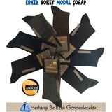 Beemu Mısırlı 61009 Erkek Modal Soket Çorap - Asorti