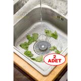 BeeQuin Lavabo Tıpa Stop Süzgeç Banyo Küvet Gider Tıkama Pompa Buton Tıkacı Filtre