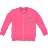 BEETLEBEEZ Kız Çocuk Bisiklet Yaka Fermuarlı Ceket / Sweatshirt - Pembe - 10 - 11 Yaş