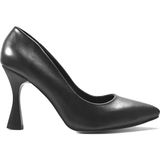 Beety 119.1301 Siyah Yüksek Topuklu Kadın Stiletto Ayakkabı - 00 - Siyah