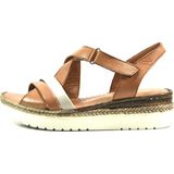 Beety 22BY65.1604 Deri Taba Anatomik Comfort Cırtlı Kadın Sandalet