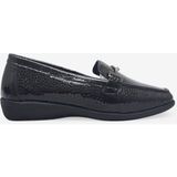 Beety Kadın Günlük Deri Ayakkabı Siyah Kroko AKYN118.3102-1
