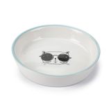 Beeztees 16 cm 300 ml Beyaz Seramik Kedi Mama ve Su Kabı