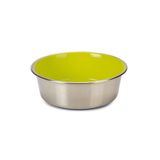 Beeztees 16 cm 940 ml İçi Sarı Paslanmaz Çelik Köpek Mama Su Kabı