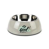 Beeztees 22 cm 700 ml Gri Paslanmaz Çelik Köpek Mama Su Kabı
