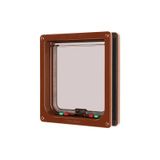 Beeztees Catmate Çift Yönlü 4 Fonksiyonlu Büyük Kedi Kapısı 23,5x25x5cm (Kahverengi)