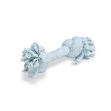 Beeztees Çift Düğümlü Diş İpi 20x6x4.5 cm Mavi Peluş Yavru Köpek Oyuncağı