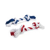 Beeztees Çift Düğümlü Diş İpi Pamuk İplerden 62x11x11 cm 400 gr Köpek Oyuncağı
