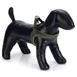 Beeztees DBL 15 mm 36 cm Velur Yeşil XXS Köpek Göğüs Tasması