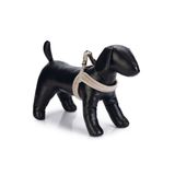 Beeztees DBL 20 mm 46 cm Velur Gri XS Köpek Göğüs Tasması