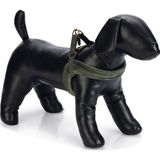 Beeztees DBL 20 mm 46 cm Velur Yeşil XS Köpek Göğüs Tasması