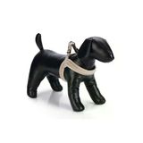 Beeztees DBL 20 mm 52 cm Velur Gri S Köpek Göğüs Tasması