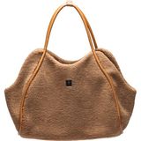 Beeztees Dbl Köpek Taşıma Çantası, Yıkanabilir, 6,5Kg'ye Kadar, Sütlü Kahve, 43X15x35cm