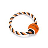 Beeztees Diş İpi Çember Üzerinde 20x20x6.3 cm 150 gr Tenis Topu Köpek Oyuncağı