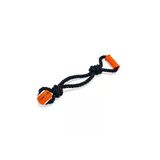 Beeztees Diş İpi Ucunda Tenis Topu Tpr Tutamaçlı Siyah 50x13.5x6.3 cm Köpek Oyuncağı