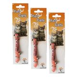 Beeztees Eastland 201060 Kedi Boyun Tasması, 31.5 x 1 Cm (3 paketi)