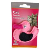 Beeztees Eastland 551212 Kedi Otlu Peluş Ördek Kedi Oyuncağı, 8.5 Cm