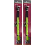Beeztees Eastland Eastland Kedi Boyun Tasması, Fosforlu Çıngıraklı, 10 mmx30 cm (2 paketi)
