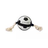 Beeztees İpli Futbol Topu 12.5 cm Köpek Oyuncağı