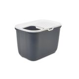 Beeztees Kapalı ve Derin 58x38.5x39.5 cm Gri Kedi Tuvaleti