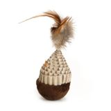 Beeztees Karton ve Tüylü Hacıyatmaz 5x5x12 cm Kedi Oyuncağı