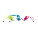 Beeztees Kedi Oyuncağı, Peluş Zilli Fare, 3 Adet, 5cm